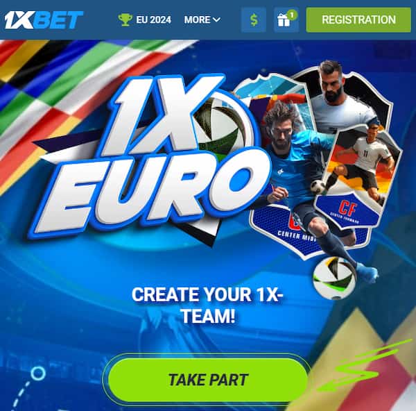 1XBet 1XEuro offer